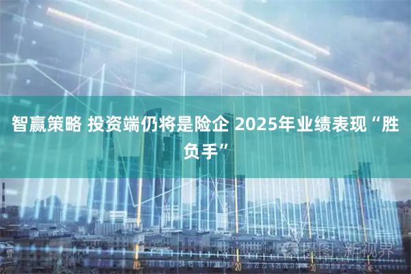智赢策略 投资端仍将是险企 2025年业绩表现“胜负手”