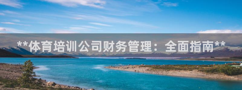 极悦平台登录方式：**体育培训公司财务管理：全面指南
