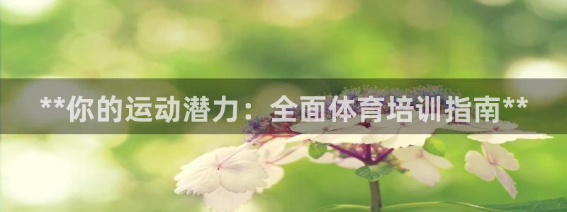 极悦官网：**你的运动潜力：全面体育培训指南**