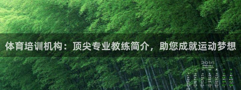 极悦平台非7O777：体育培训机构：顶尖专业教练简介