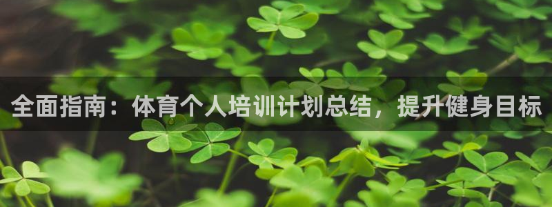 极悦平台决7O777：全面指南：体育个人培训计划总结