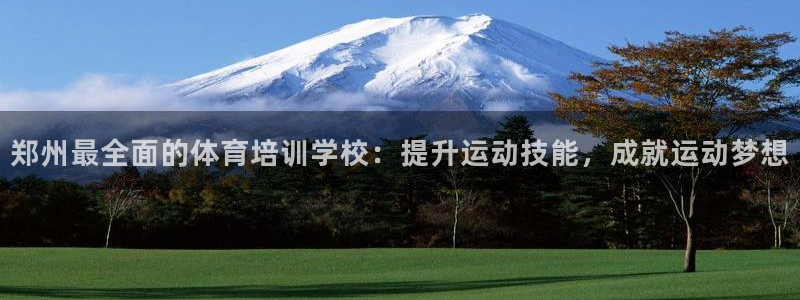 极悦官方网站app下载安卓：郑州最全面的体育培训学校