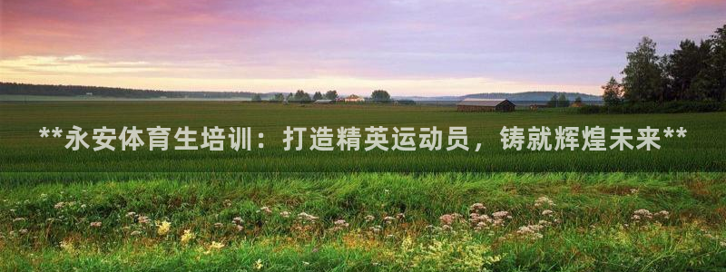 极悦平台注册流程视频：**永安体育生培训：打造精英运