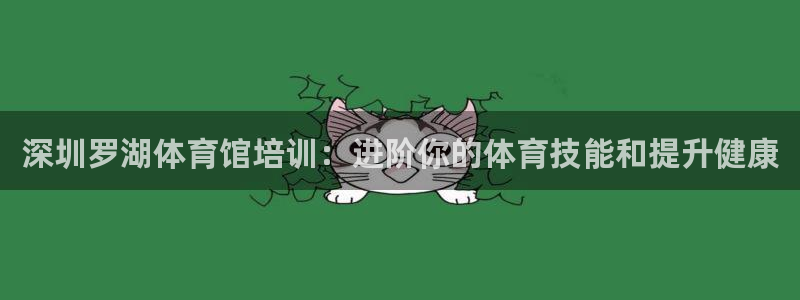 极悦平台是干什么的啊：深圳罗湖体育馆培训：进阶你的体