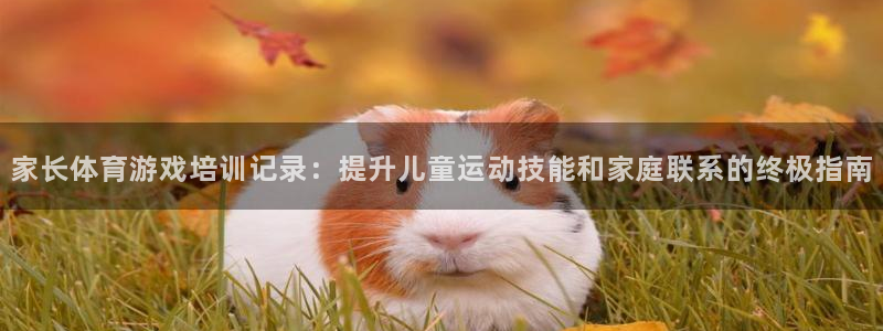极悦平台注册流程详解：家长体育游戏培训记录：提升儿童运动技能